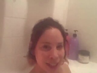 DJ LA MOON accidentally clips nipples in bathtub