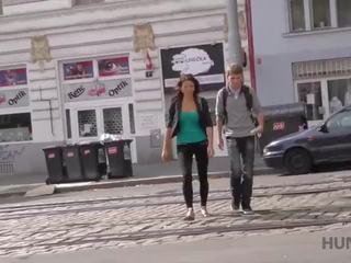 HUNT4K. Das Abenteuerlustige Denisse Ist Glucklich, in Prag dirty film