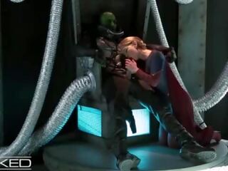 WickedParodies - Supergirl Seduces Braniac Into Anal sex