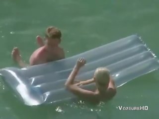 Voyeur movs couple fucking in the water