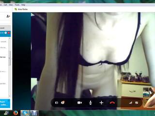 Russian young female on skype