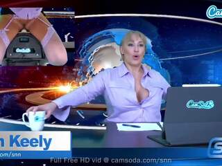 Camsoda - sedusive passionate smashing Blonde Milf Fucks Sybian Until Strong Climax Live On Air
