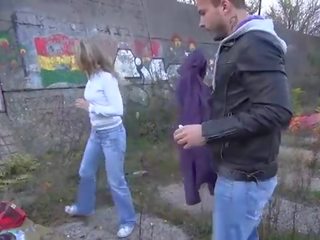 Teen punk young lady first time public dirty clip