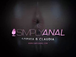 Claudia Macc & Sophia Grace - Anal Orgasm Lesbians: sex movie 51