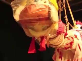 Hanging Kigurumi Breathplay, Free Masturbation HD sex clip 61