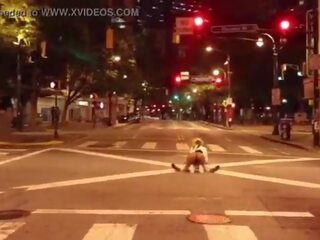 Clown gets dick sucked in middle of the street