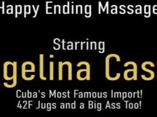 Incredible Massage And Pussy Fucking&excl; Cuban goddess Angelina Castro Gets Dicked&excl;