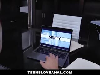 TeensLoveAnal - Teen gets Ass Fucked by Daddys friend
