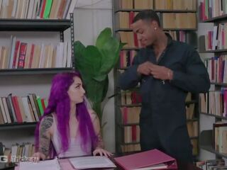 Inked Purple Hair Punk Tricks Janitor Into xxx film dirty film shows