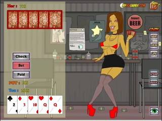 Strip Poker Slut: My xxx video movie Games x rated clip clip cb
