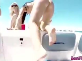 Hardcore adult clip Action On A Yacht With These Rich Kids