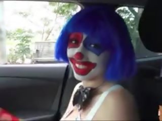 Hot enchanting Clown Gives A Head And Fucked