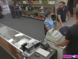 Lover Police Officer Hocks Her Gun