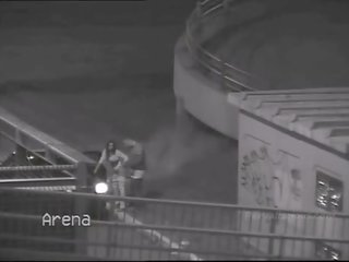 Cctv Camera Catches Outdoor dirty movie Romp