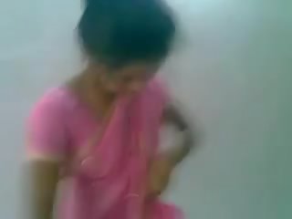 Telugu pink saree