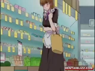 Japanese Hentai Maid Self Masturbation