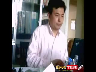 Chinese boss likes secretary fucks