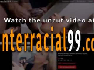 Interracial Threeway MILF, Free Interracial Youtube HD sex movie