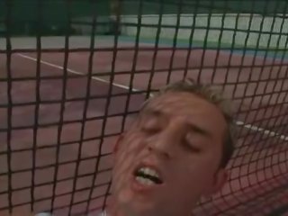 Tennis court porn