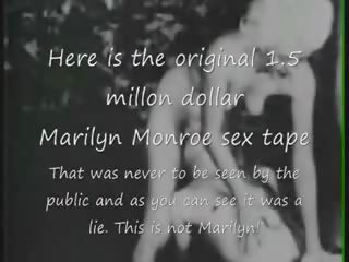 Marilyn Monroe Original 1.5 million adult video tape lie never seen