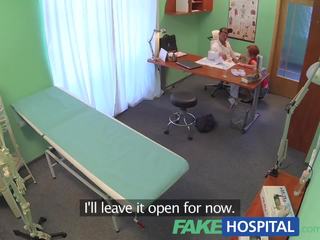 FakeHospital enchanting redhead will do anything for a sick note to get off work