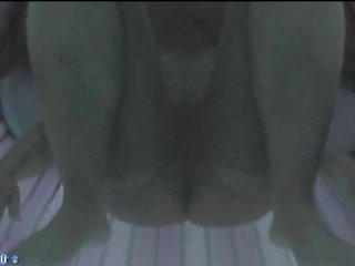 Voyeur webcam nude stunner in solarium part15